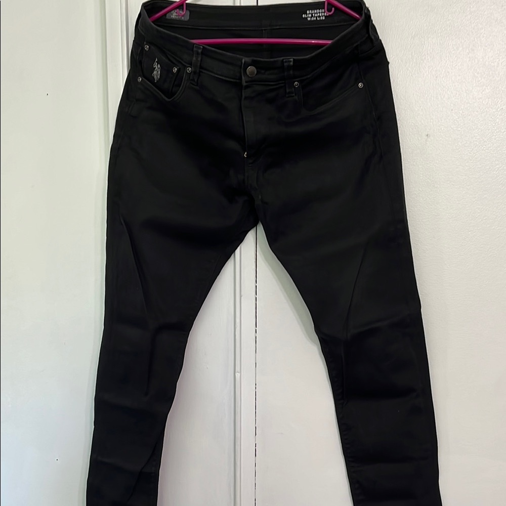U.S. Polo Assn. Black Relaxed Jeans